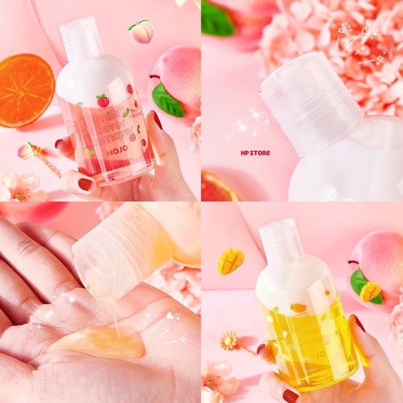 Chai Nước Tẩy Trang HOJO 2 Tầng Hương Đào, Xoài Sạch Da, Lành Tính Với Mọi Da 200ml