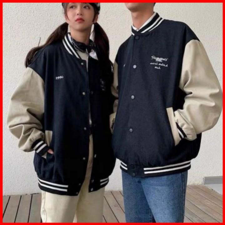 Áo Khoác Nỉ Nam Nữ Unisex SUMMER 199x Màu Đen tay phối nâu, chất nỉ bông siêu đẹp