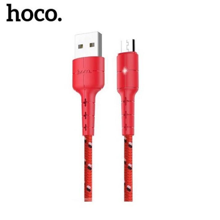 Cáp sạc Micro,Type-C Hoco X14 Pro Hỗ trợ sạc nhanh 3A Max-tự ngắt khi pin đầy - LED báo- Hàng Chính Hãng