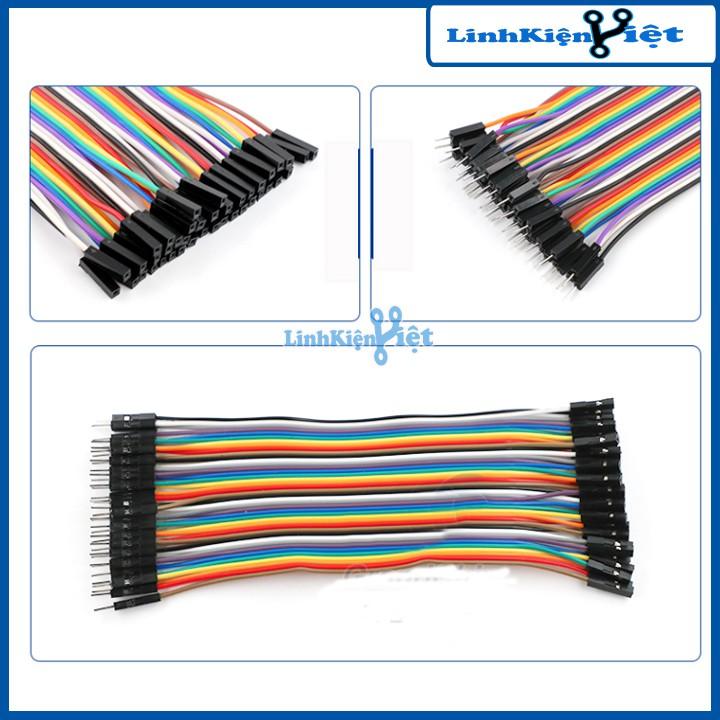 Bộ Sợi Dây Nối 40P 7 Màu Dài 21Cm