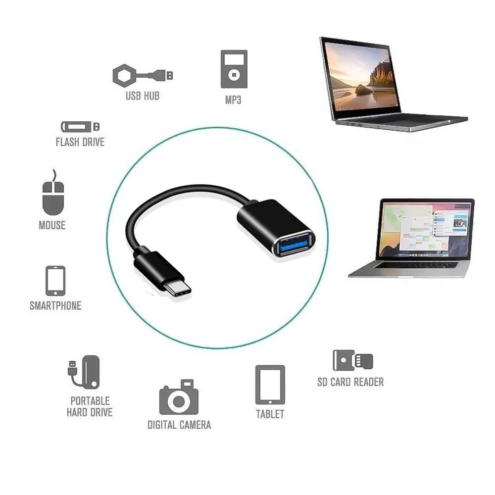 Cáp OTG USB Type C to USB 3.0 - Hàng Nhập Khẩu