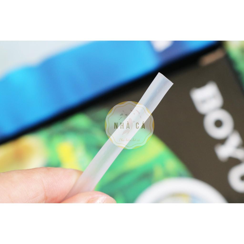 1 MÉT DÂY SỦI OXY SILICON MÀU TRẮNG ĐỤC- PHỤ KIỆN MÁY SỦI OXY - MÁY LỌC NƯỚC - SỦI OXY