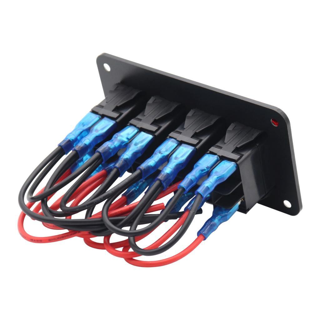 Rocker Switch Panel Durable Multipurpose for Automotive Caravan Bus