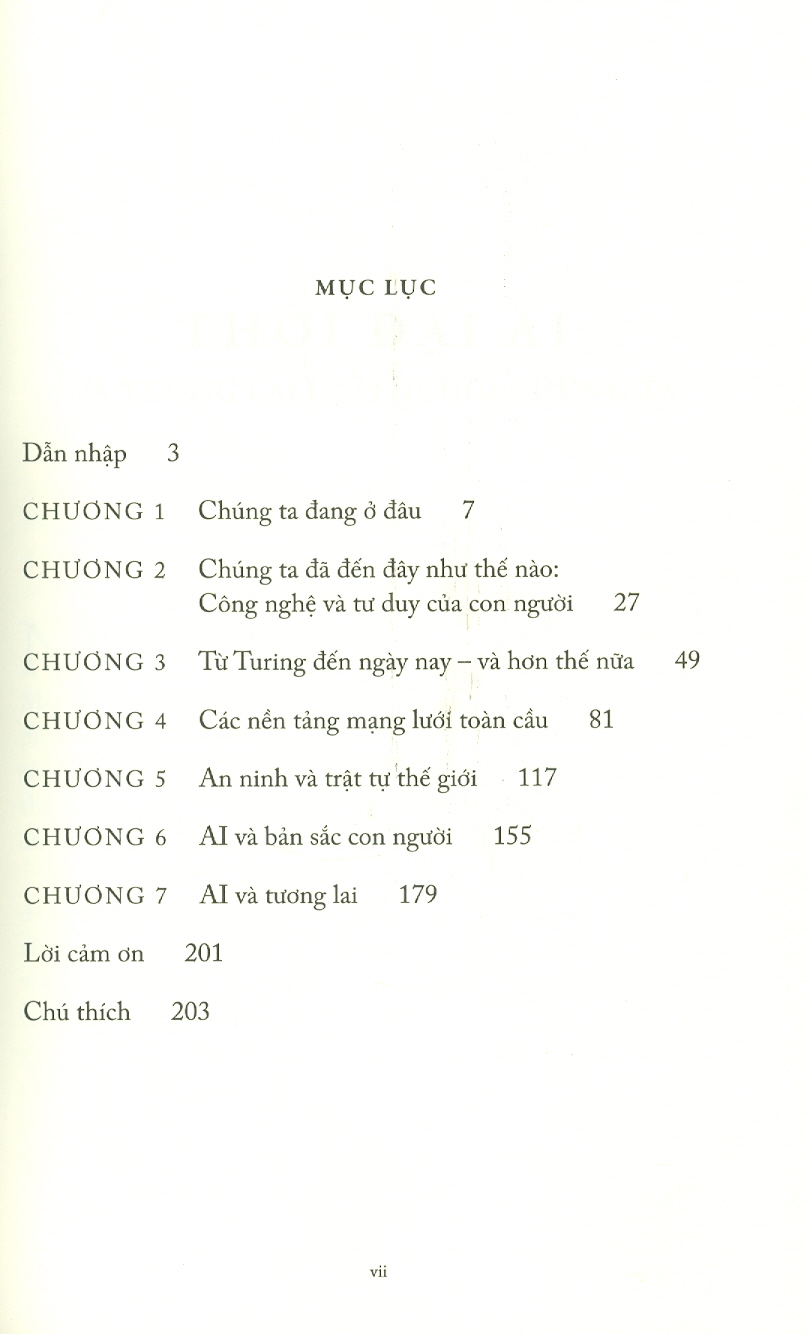 Thời Đại AI Và Tương Lai Loài Người Chúng Ta