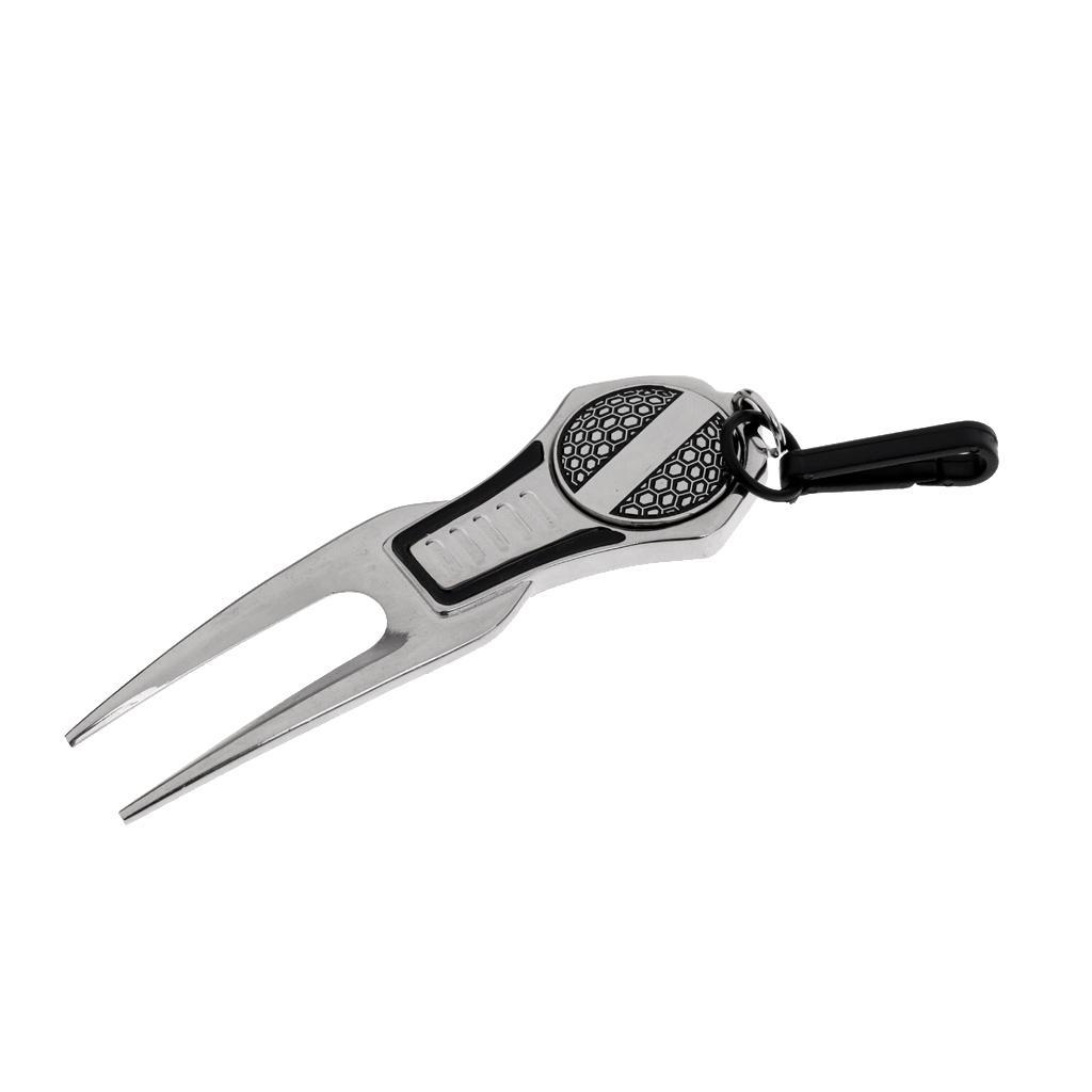 Zinc Alloy Golf  Repair Tool with  Golf Ball Marker Golfer Gift