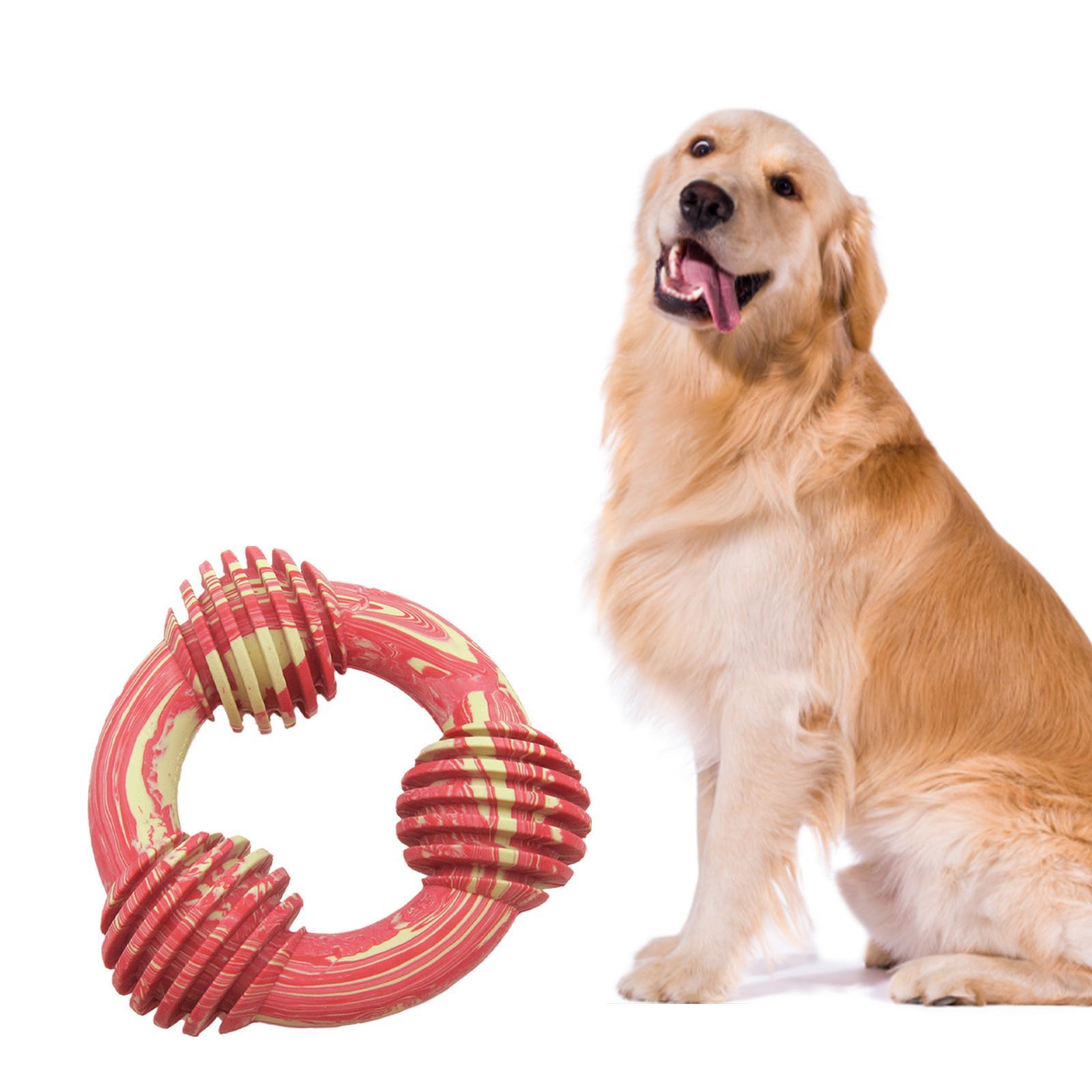 Dog Chew Toys for Aggressive Chewers, Rubber Puppy Chew Toys for Large and
