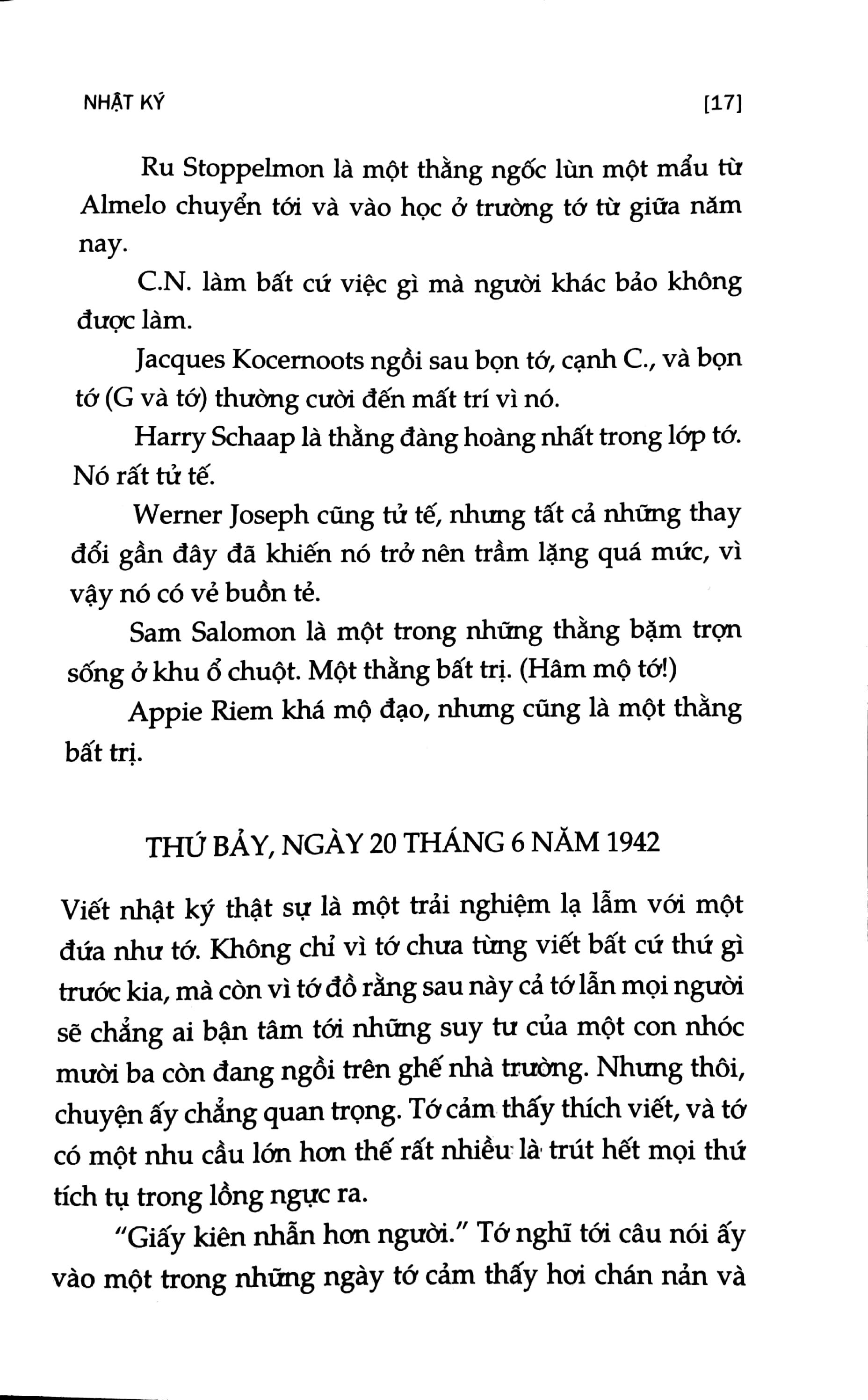 Nhật Ký Anne Frank (Tái Bản)