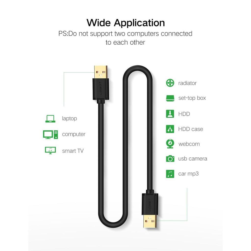 Cáp tín hiệu USB 2.0 dài 1m Ugreen 10309 - Hàng chính hãng