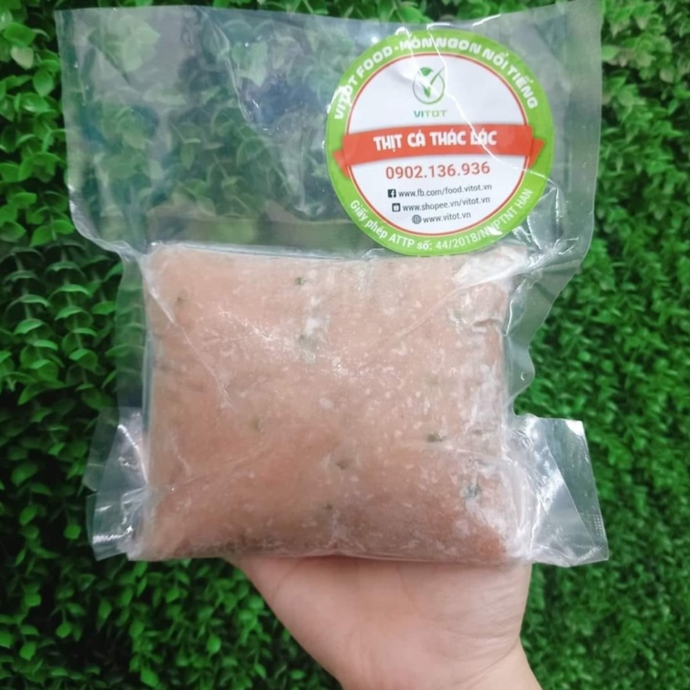 [CHỈ GIAO HN và HCM] - THỊT CÁ THÁC LÁC VITOT FOOD (500g/ túi)