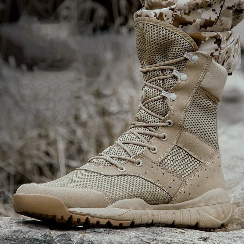 Khóa đào tạo mùa hè Khởi động nam giới Phụ nữ Leo lên đào tạo hạng nhẹ Boots Boots ngoài trời đi bộ đường dài. Color: Black Canvas Shoe Size: 38