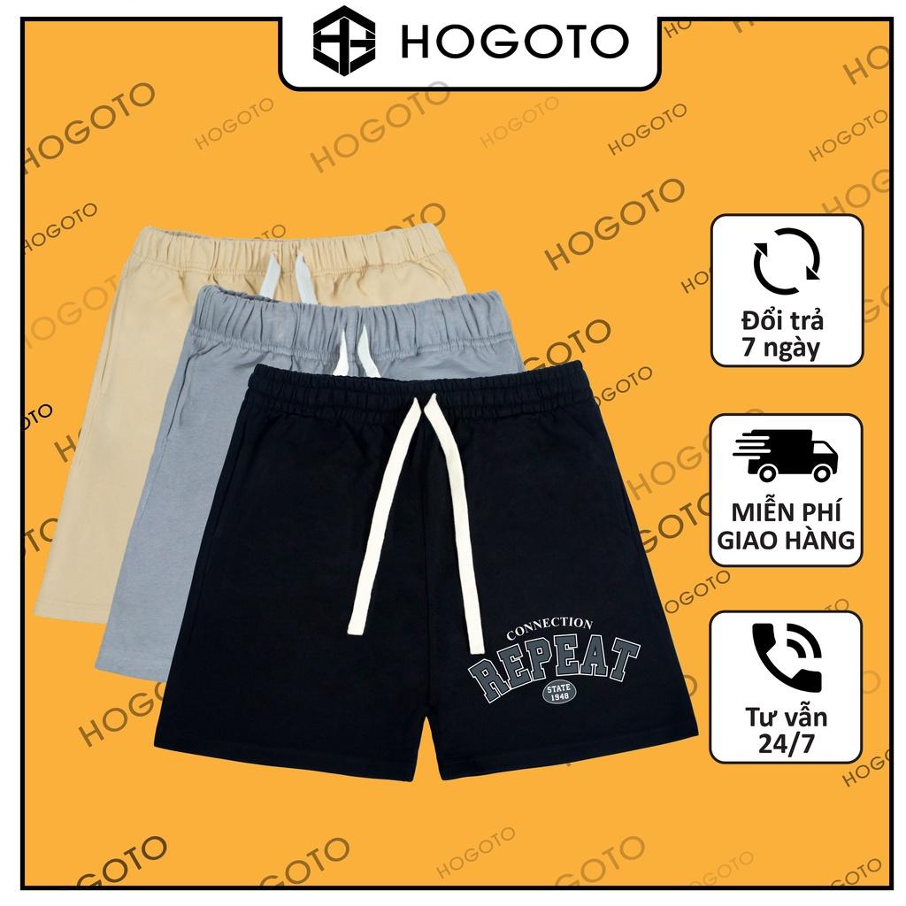 Quần short 1948 nỉ da cá Hogoto shop , quần short unisex nam nữ chất liệu cotton