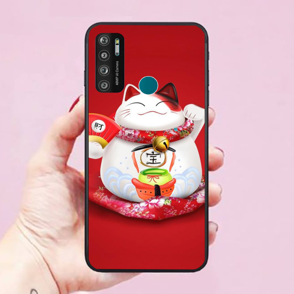 Ốp lưng điện thoại dành cho VSMART Live 4 Hình Mèo Thần Tài - Hàng chính hãng