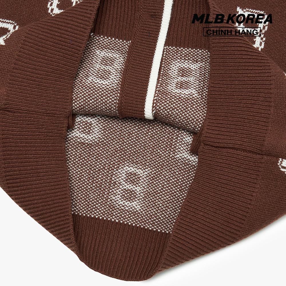 MLB - Áo khoác cardigan phom suông Classic Monogram Front Pattern 3AKCM0124