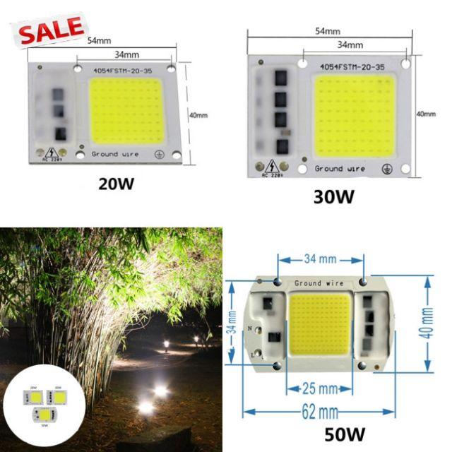 Chíp Led 20W/30W/50W LED Drive-Free COB Chip Lamp 220V