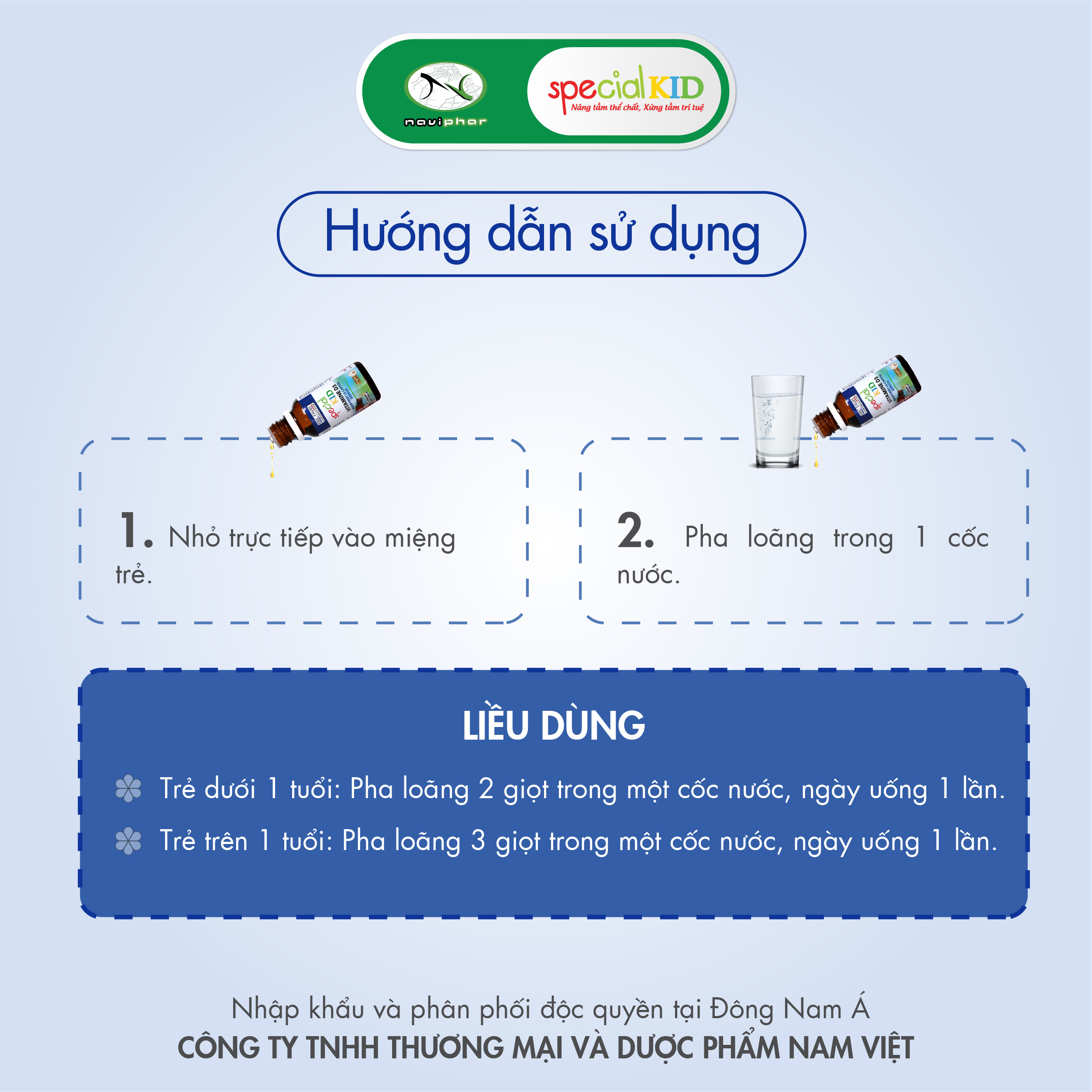 TPBVSK Special Kid Vitamine D3 - Xương răng chắc khỏe, cơ thể cứng cáp