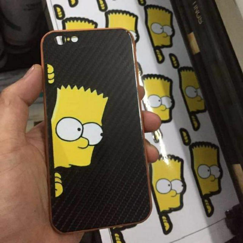 Sticker hình dán simpson cậu bé vàng lấp ló siêu hot -1