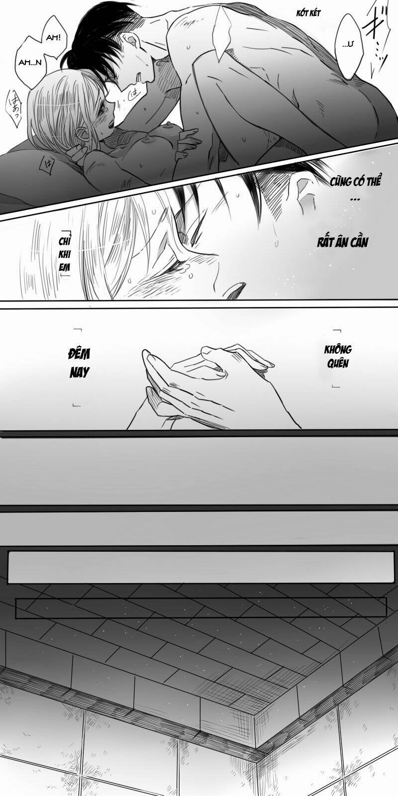 tấn công người khổng lồ - doujinshi rivapetra chapter 3 14