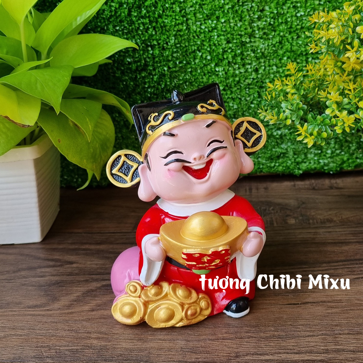 Tượng Thần Tài size 13cm may mắn - mẫu 03