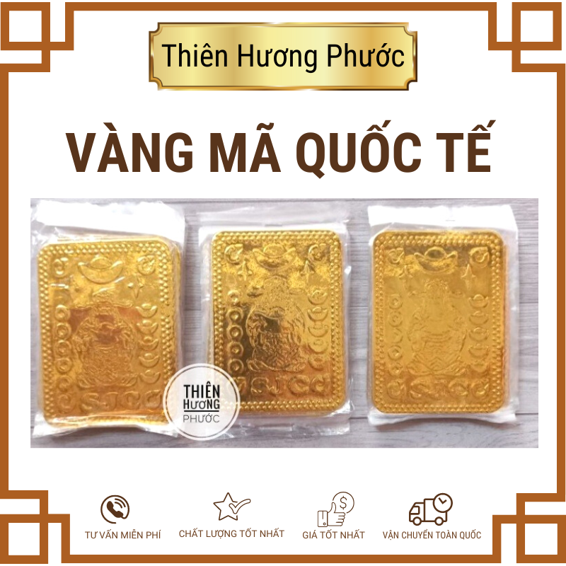 Vàng mã 9999 xấp 10 thẻ in đẹp