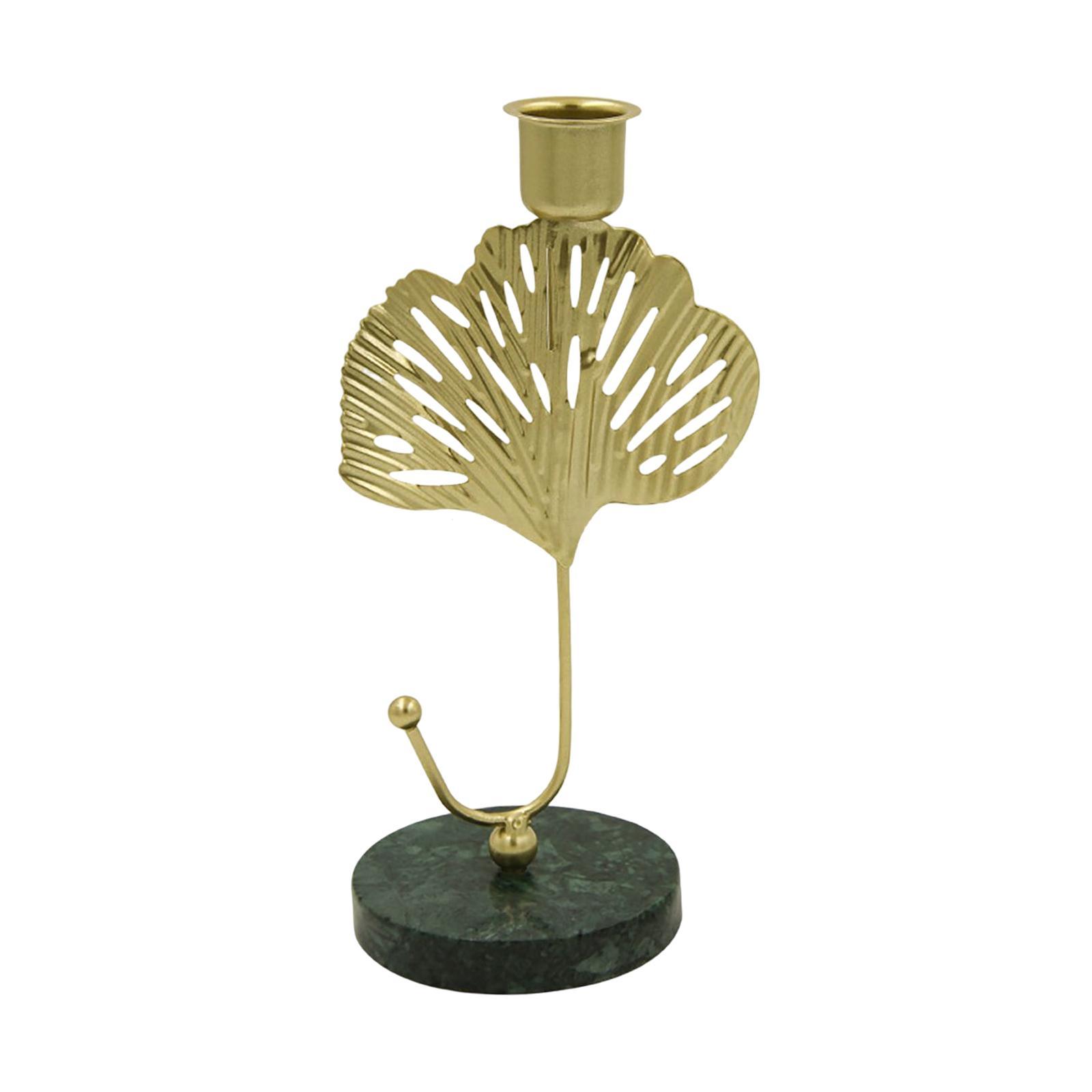 Leaves Decorative Taper Candles Holders Prayer Candles Party Candlestick