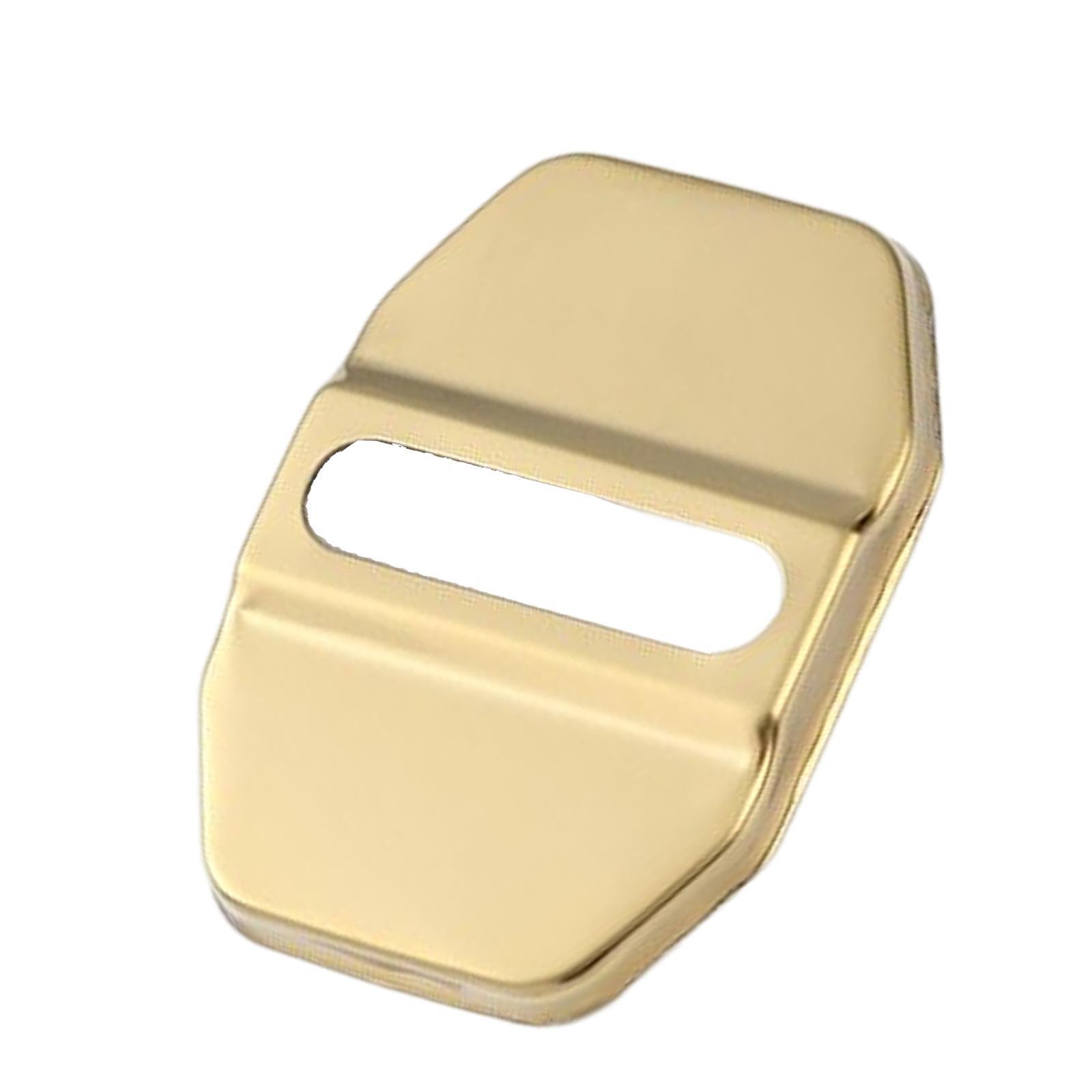 4  Door Lock Covers for    Stainless Black