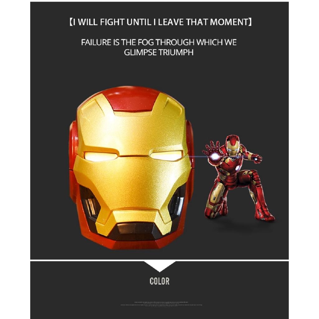 Loa siêu trầm di động Iron Man / bộ khuếch đại nhỏ với TF và USB / loa máy tính