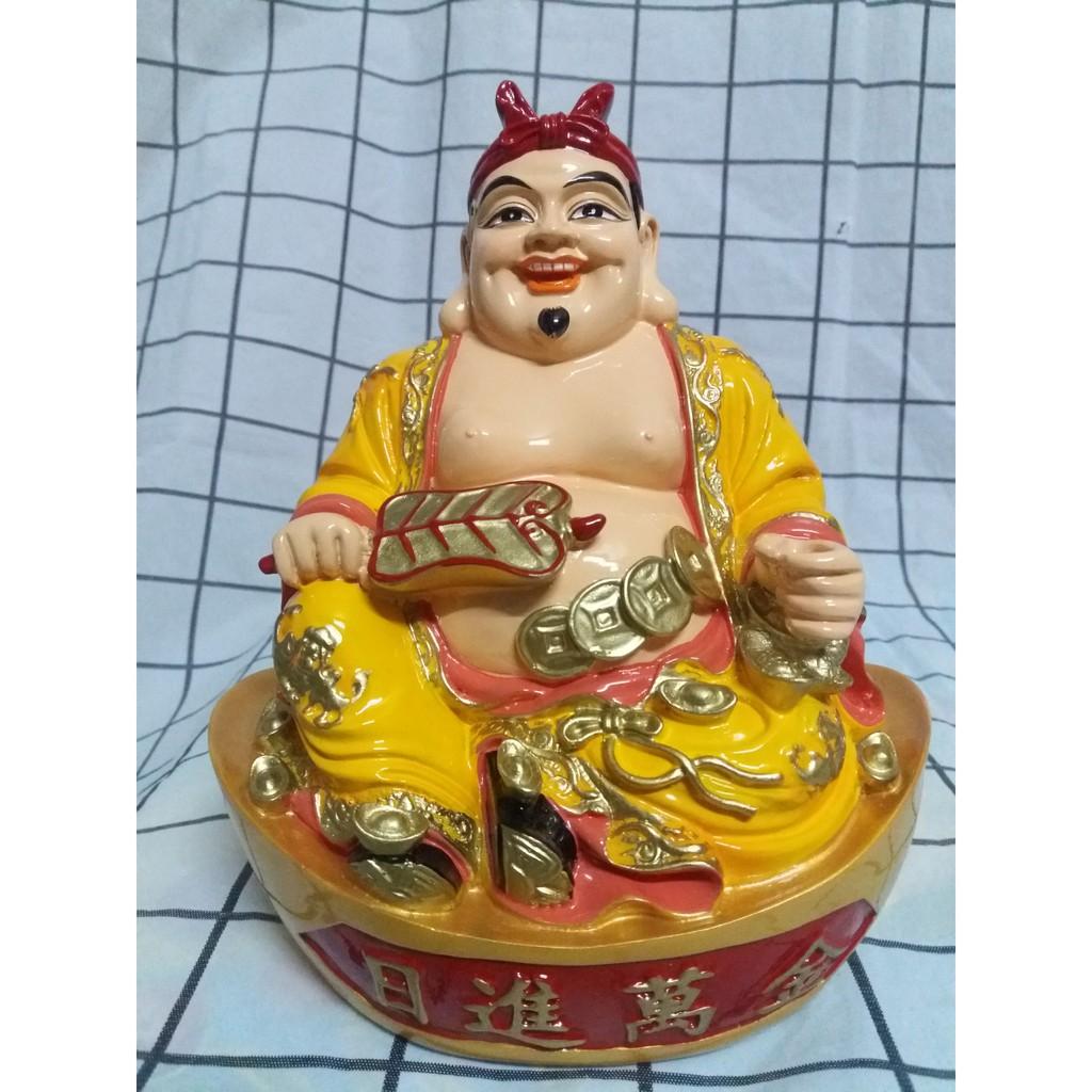 Bộ tượng thờ Ông Địa-Thần Tài đá _cao 20cm