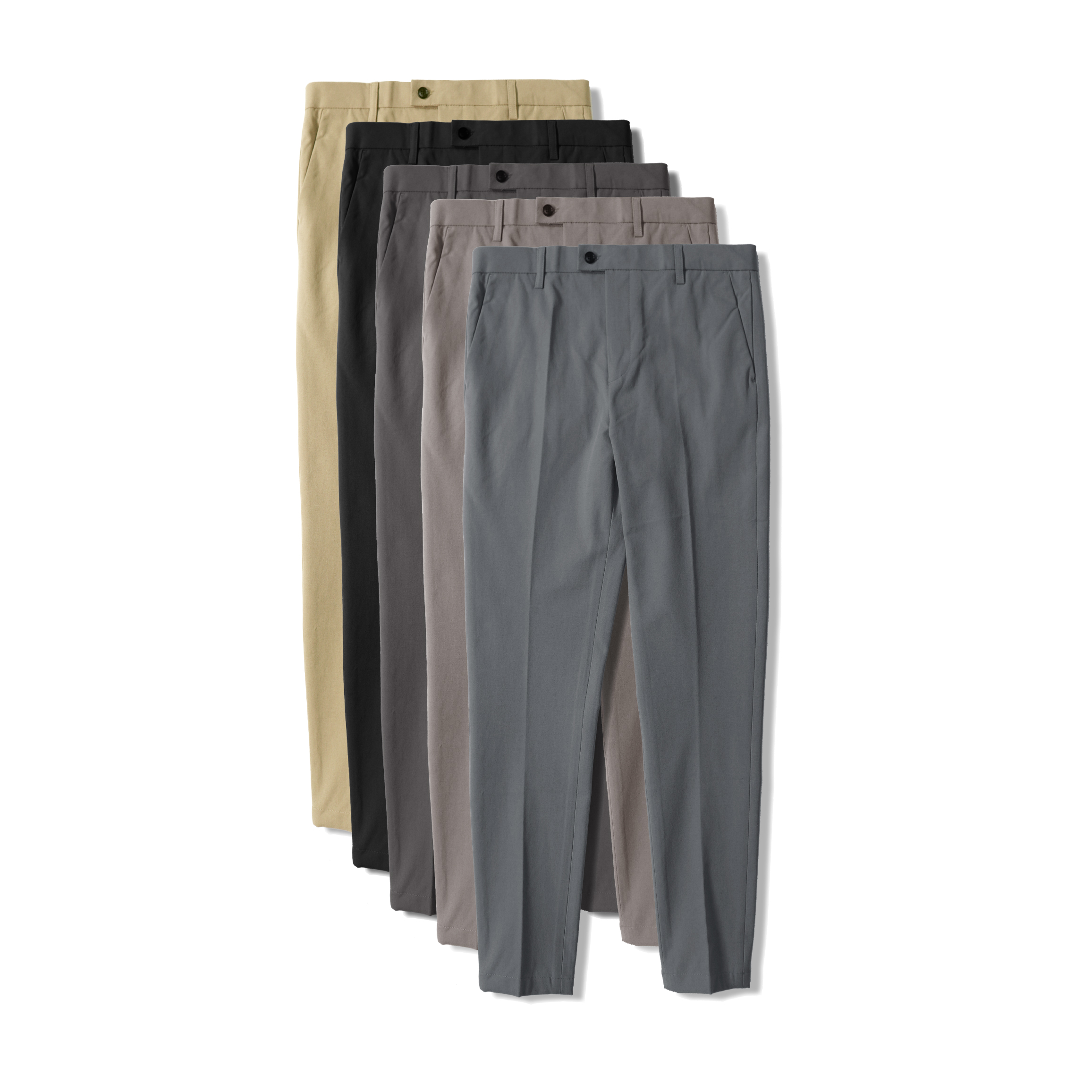 Quần âu kaki nam Akuba ống suông công sở form slimfit vải chống nhăn co giãn nhẹ | 700