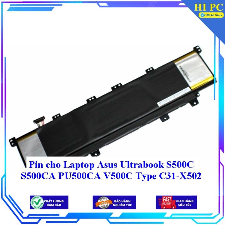 Pin cho Laptop Asus Ultrabook S500C S500CA PU500CA V500C Type C31-X502 - Hàng Nhập Khẩu