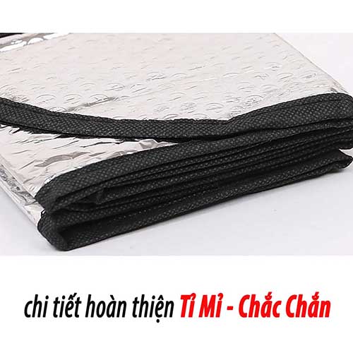 Tấm Chắn Nắng Kính Lái Cho Ô Tô Xe Hơi Phủ Nhôm Bạc Phản Quang, Cách Nhiệt, Thiết Kế Gấp Gọn Tiện Lợi, Phù Hợp Với Tất Cả Dòng Xe 4 - 7 Chỗ