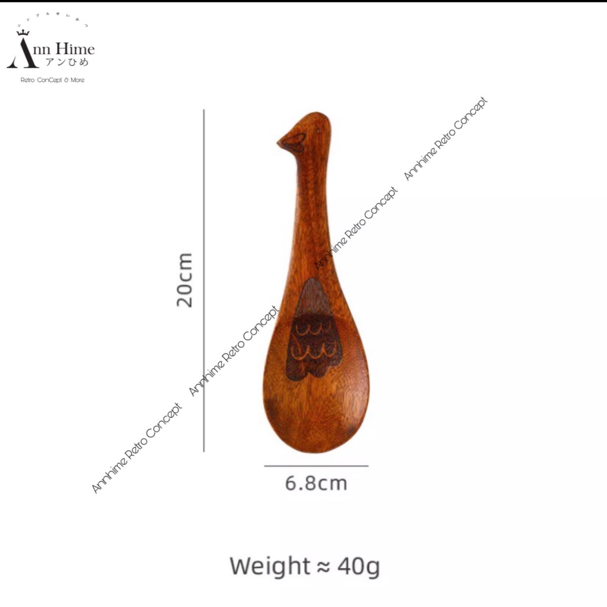 Muỗng Gỗ Muôi Gỗ Nhật Bản Vintage