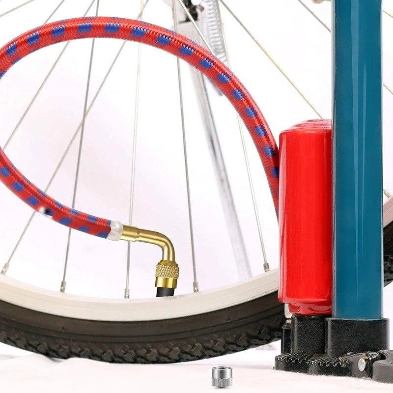 3pcs Bent Air Tyre Valves Adapter for Truck Motorcycle Bike Car Accessories Bicycle Valve Extension Tube