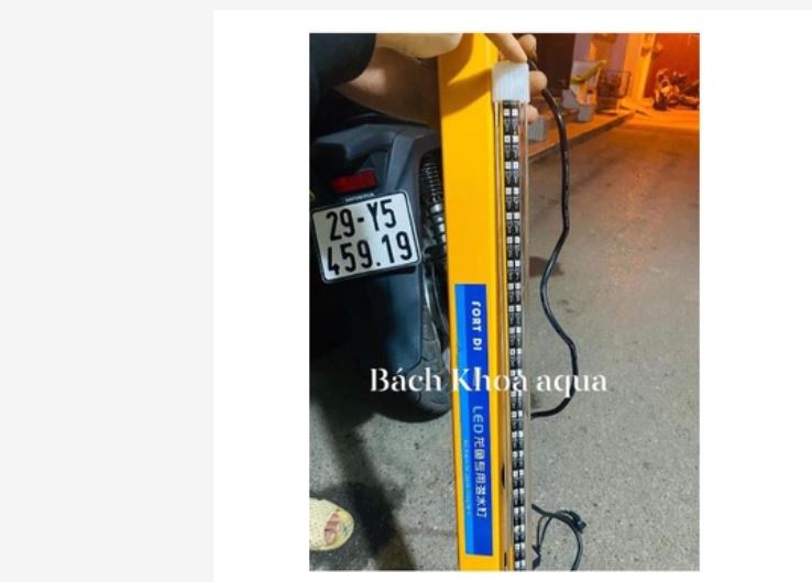 Đèn Led Fort Di 2 Hàng Bóng đỏ cá không đỏ nước