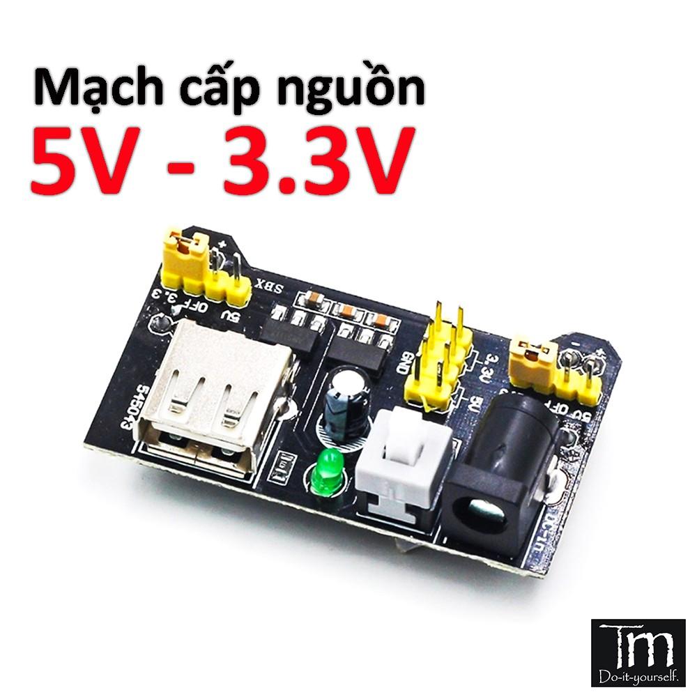 Mạch Cấp Nguồn 3.3V - 5V AMS1117 Test Board