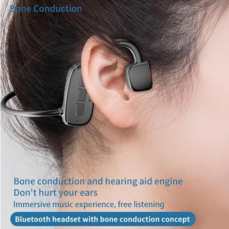 Tai Nghe Bluetooth G2 Truyền Âm Qua Xương Hỗ Trợ Thẻ Nhớ TF