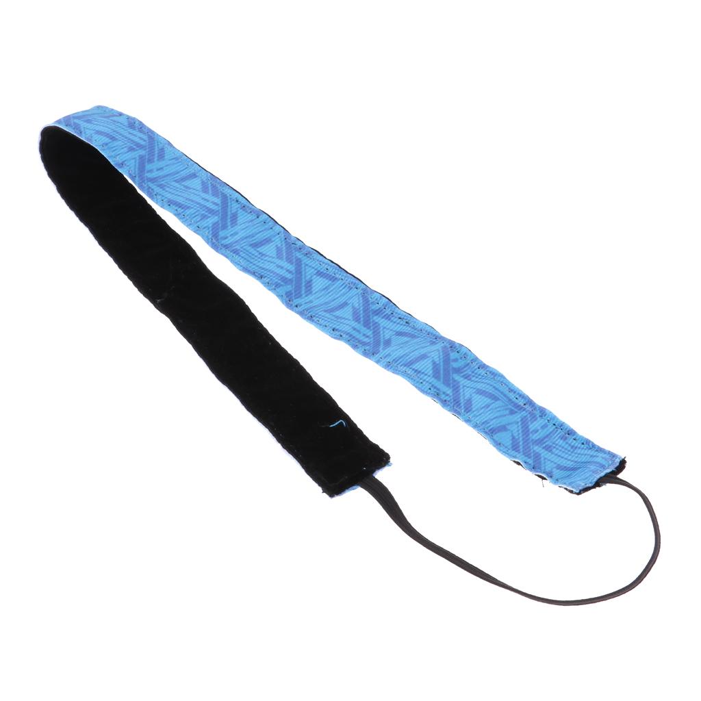 Reflective Men Women Sports Headband Gym Sweatband Hairband Black 1