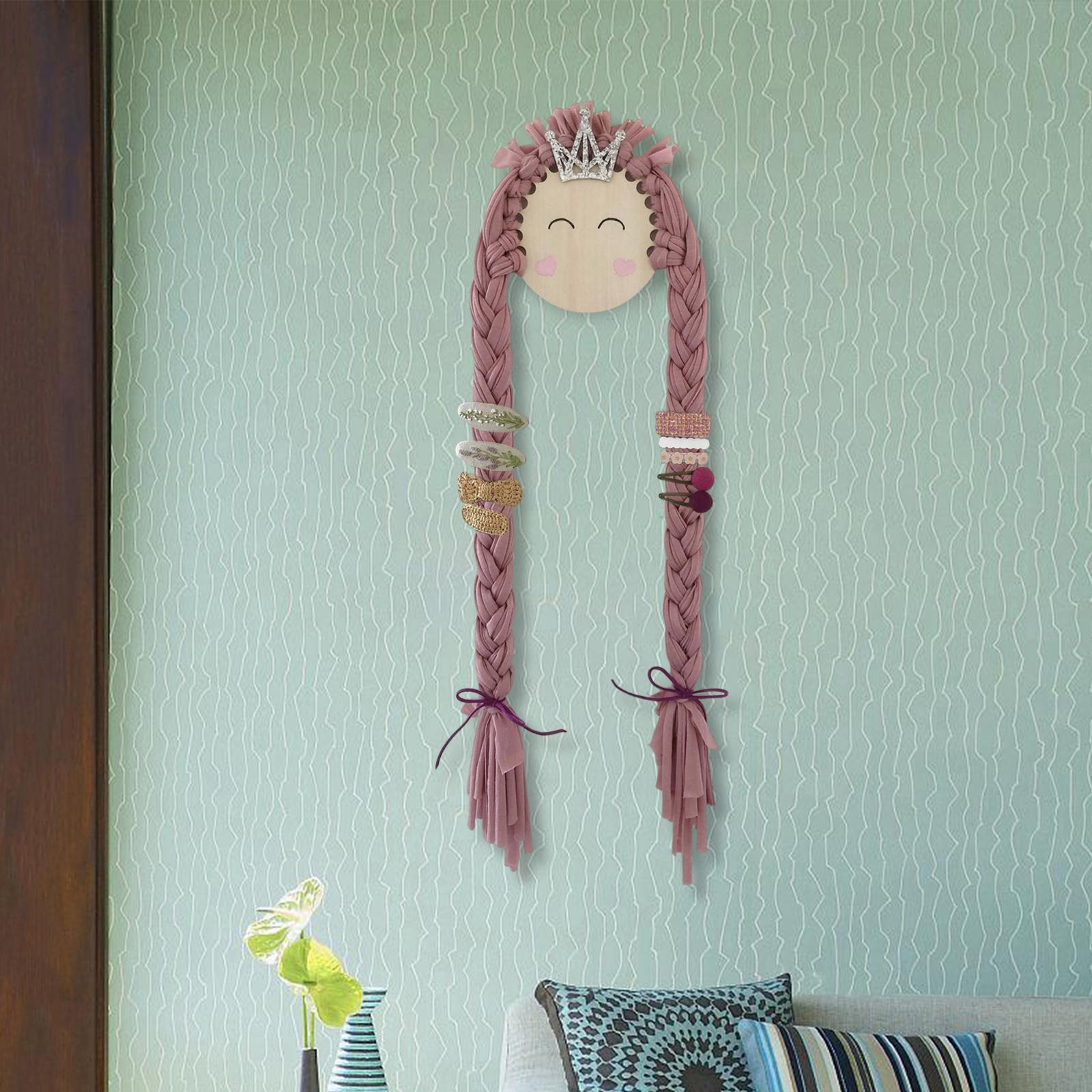 Hair Bow Holder, Hair Clips Headband Organizer Storage Wall Hanging Home Decor for Girls Room