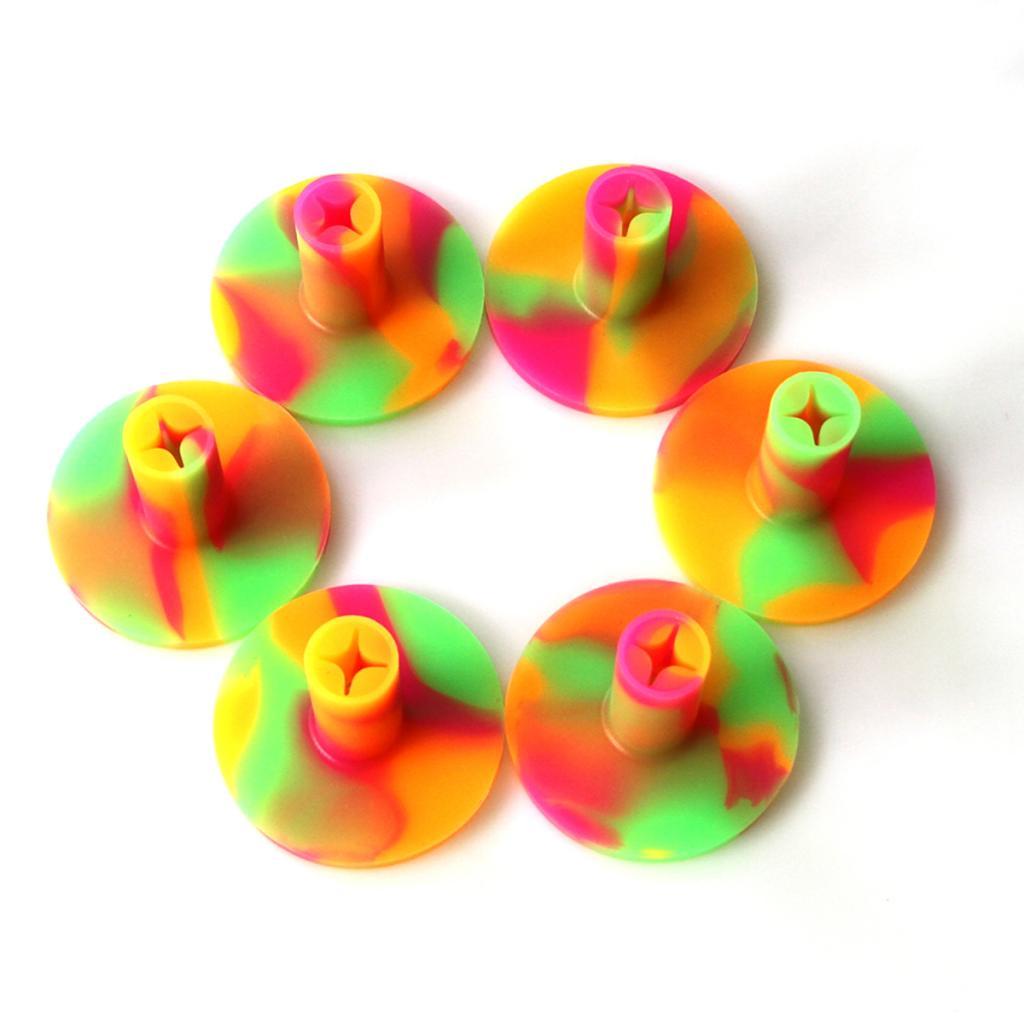 38mm Colorful Golf Tees Holder Tools For Indoor Outdoor Practice Players
