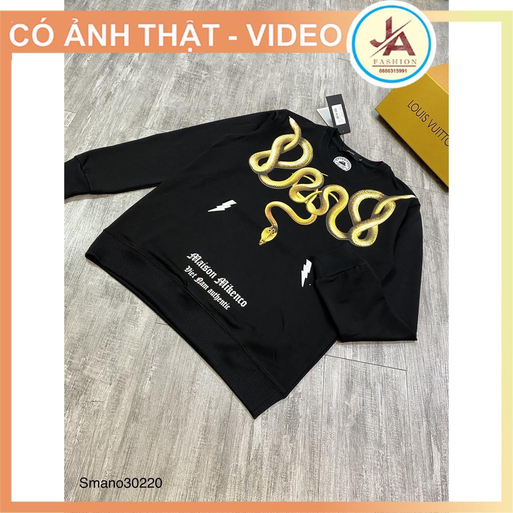 Áo sweater tay dài chất nỉ bông nam nữ unisex in hình Rắn 3 đầu unisex nam nữ JASHOP