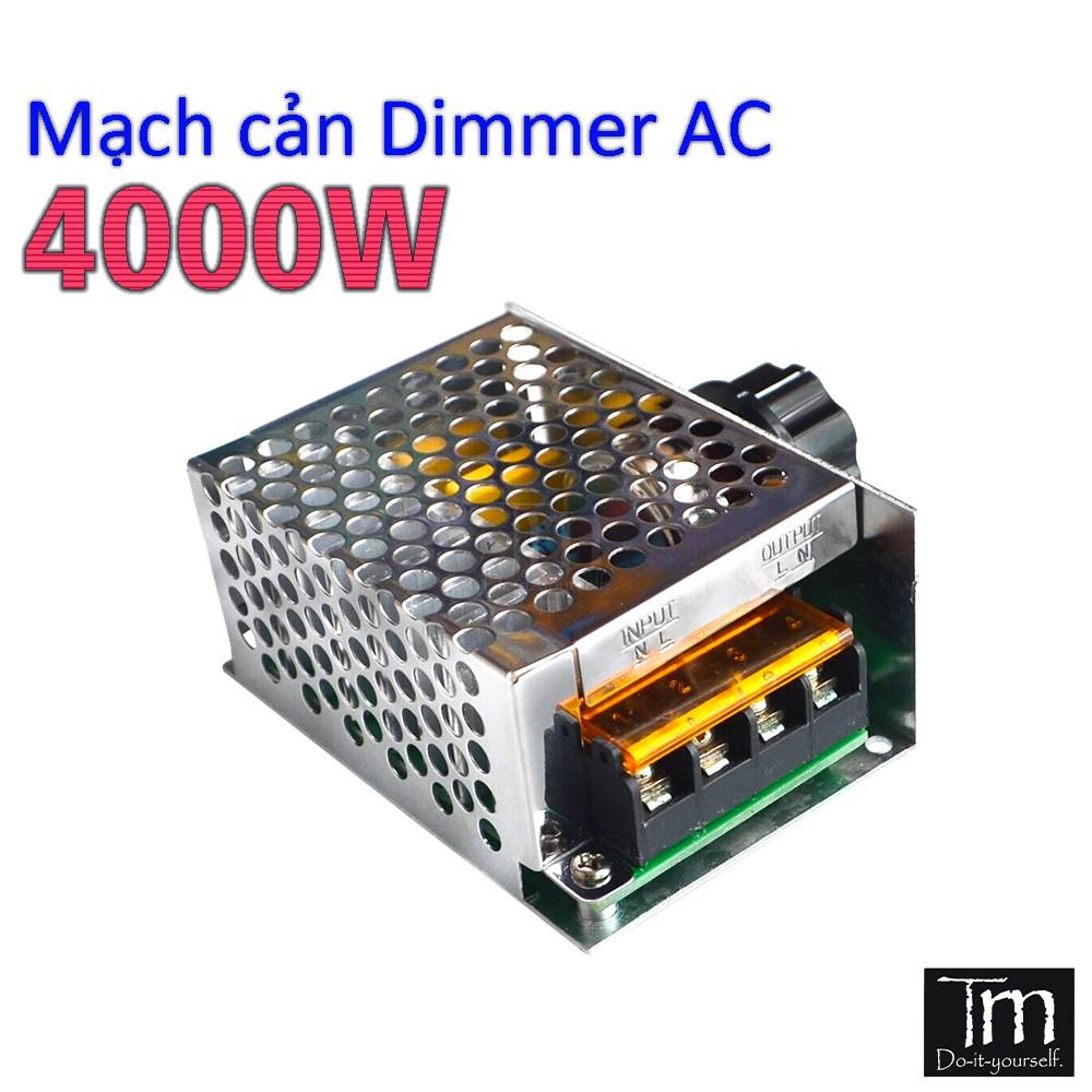 Hình ảnh Mạch Cản Điện Dimmer AC 4000W Vỏ Nhôm