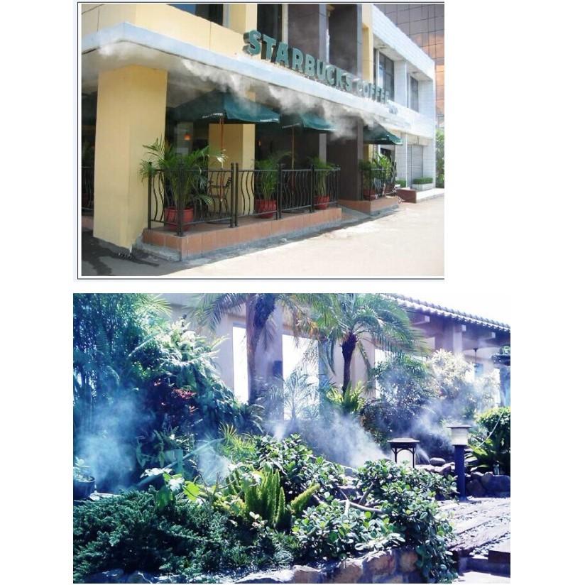 Hệ thống phun sương tự động có hẹn giờ 8m, 8 đầu phun Euro Quality