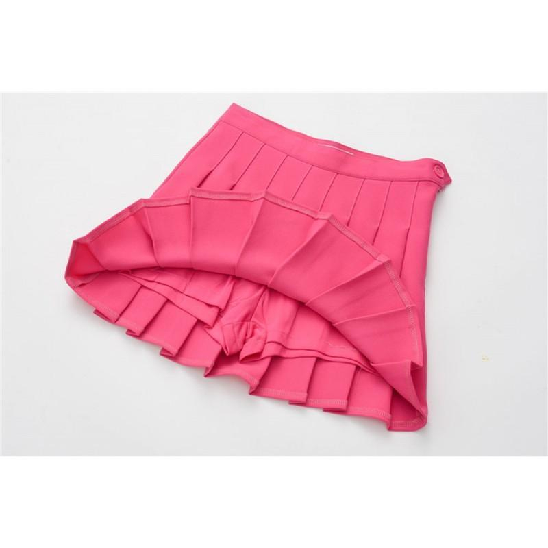 Váy Tennis Xếp Ly Nhiều Màu Cực Teen - Hồng - Size S
