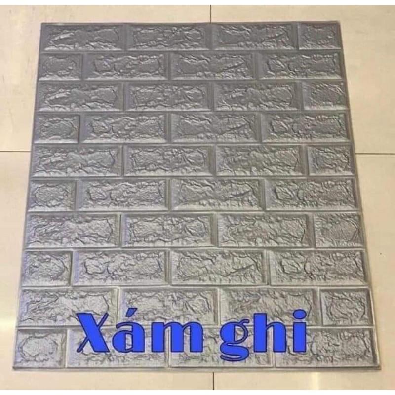 XỐP DÁN TƯỜNG GIẢ GẠCH, kích thước 70*77cm, dày 3mm