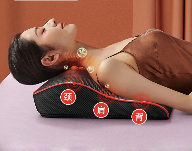 ￼Gối Massage Cổ Vai Gáy Hồng Ngoại Thế Hệ Mới VD.STORE Hỗ Trợ Giảm Nhức Mỏi Toàn Thân Hiệu Quả - BH 12 tháng