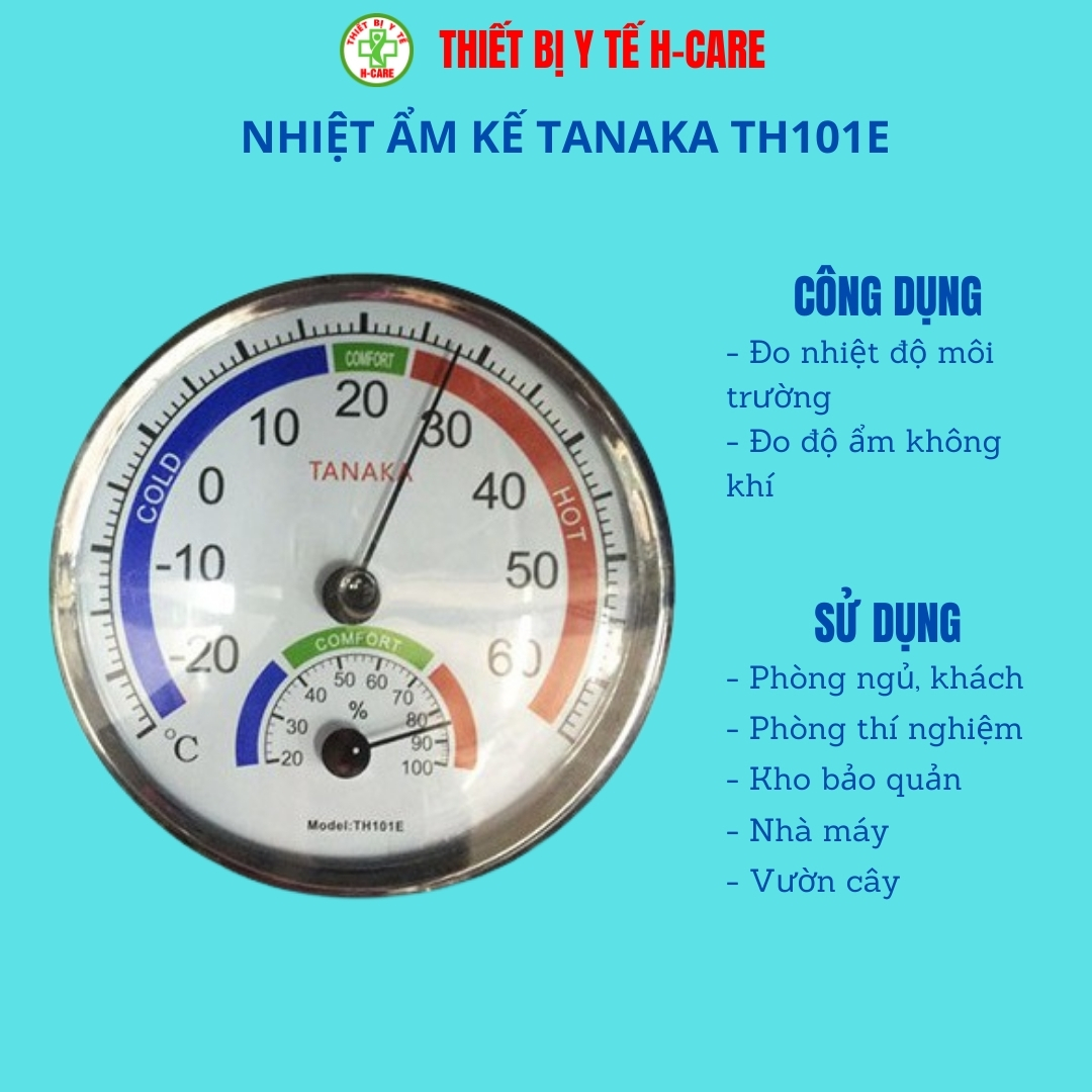 Nhiệt ẩm kế cơ học tanaka TH101E