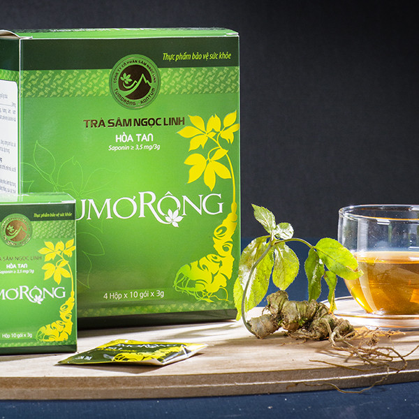 Trà Sâm Ngọc Linh hòa tan Tumorong - Hộp 120g