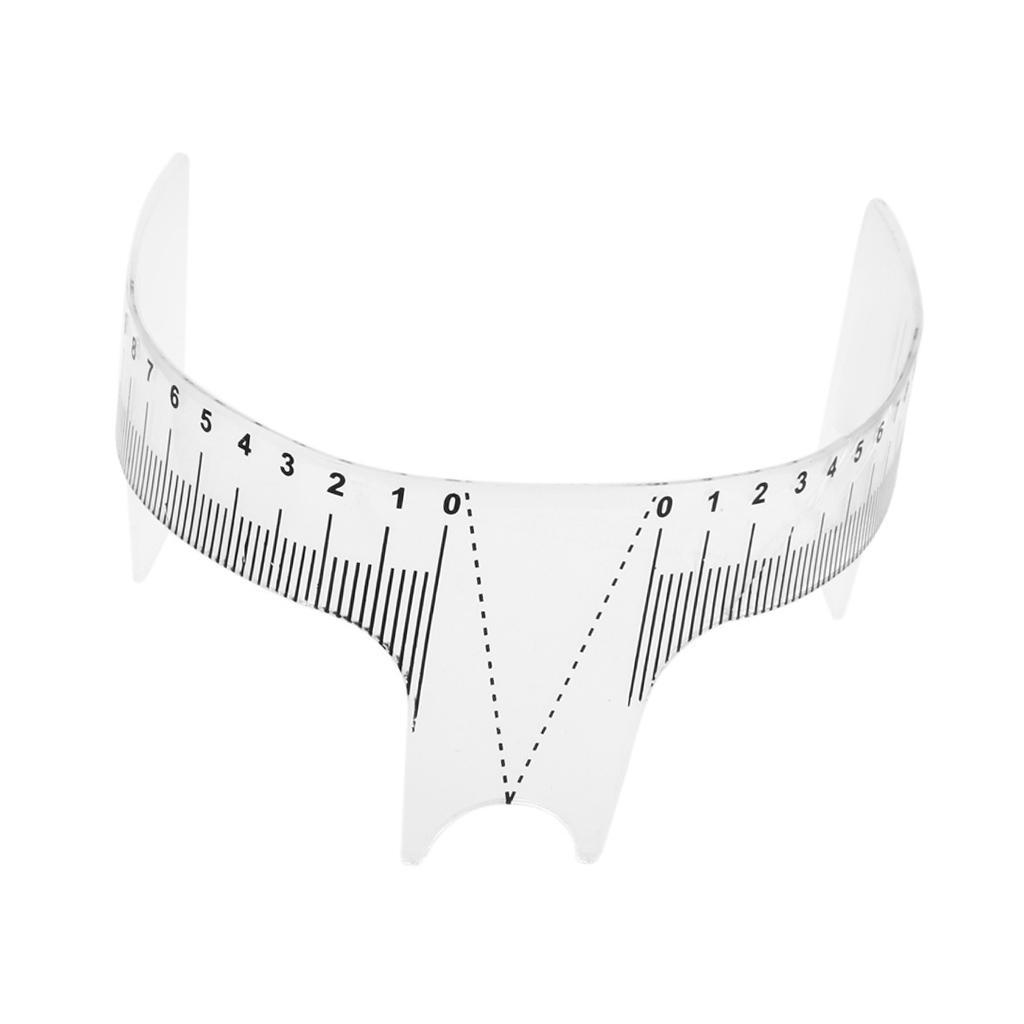 3-4pack UPDATED Eyebrow Grooming Stencil Shaper Ruler Measure Tool Makeup