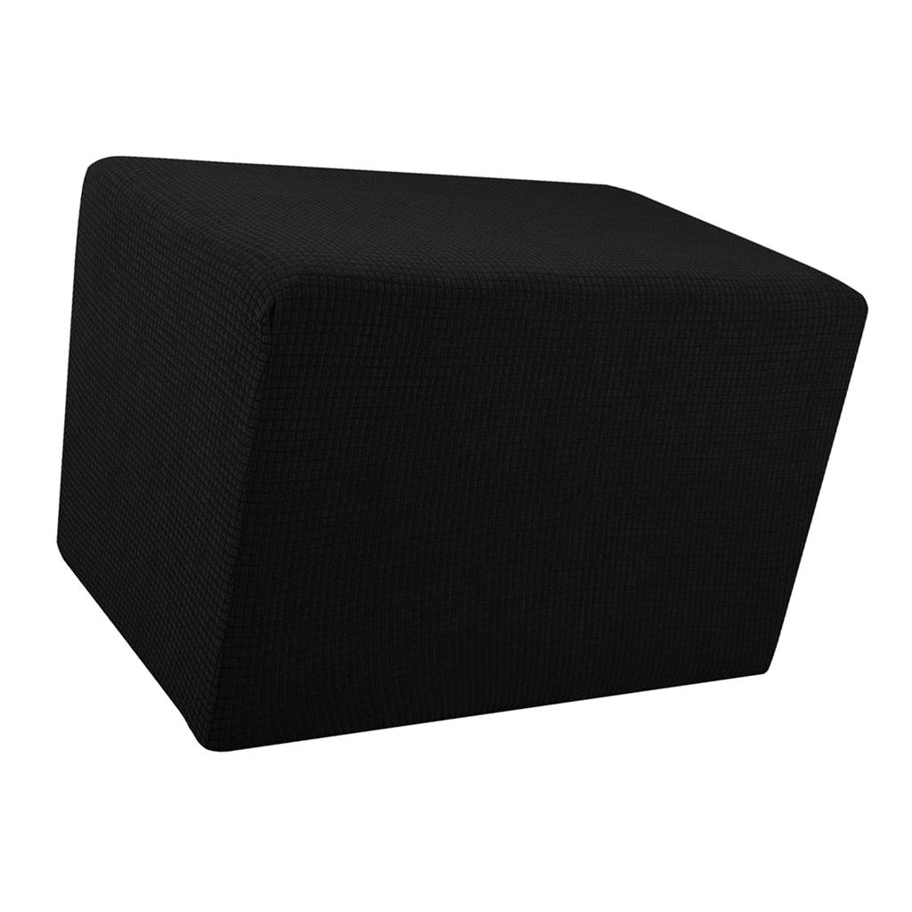 Stretch Ottoman Pouf Cover Footrest Stool Slipcover Protector B