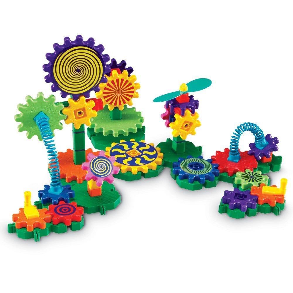 Learning Resources Đồ chơi xây dựng bánh răng cưa Gizmo - Gears! Gears! Gears! Gizmos Building Set