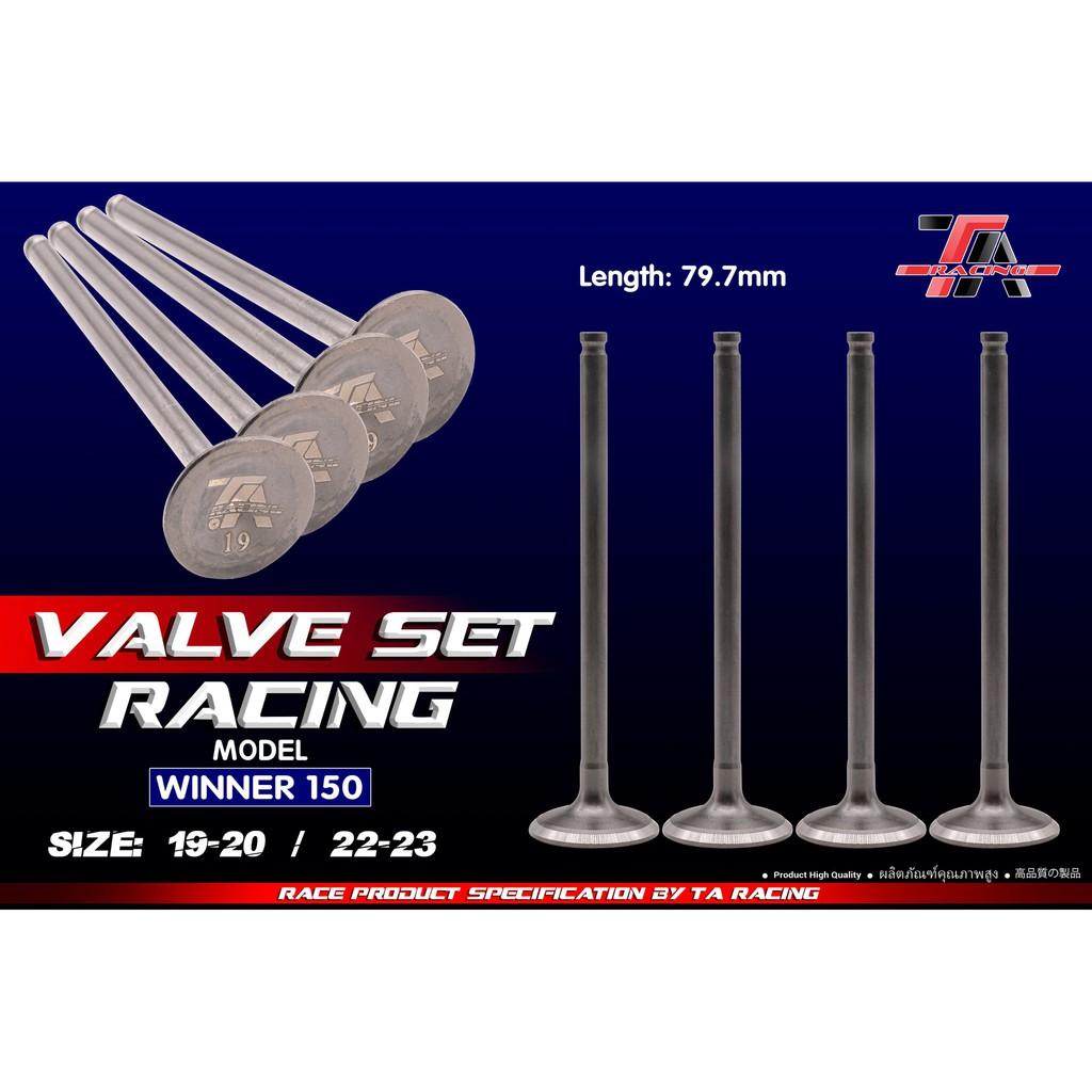 Bộ 4 Cây Xupap Hợp Kim TA Racing Gắn Exciter, Winner, Raider, Satria